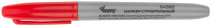 Permanent construction marker, red