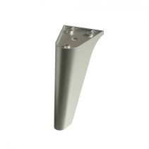 Опора меб. пласт. В-16 h120 металлик AKS