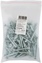 Шурупы оцинкованные, остроконечные DIN7982, 5,5 х 45 (фасовка 100 шт)