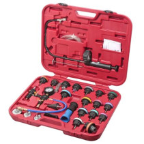 A set of tools for testing radiator pressure 27 items in a JTC case