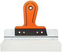 Шпатель фасадный, нержавеющая сталь, 2К-ручка, 250 мм