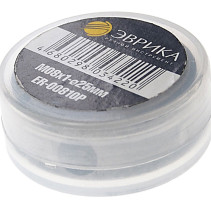 Плашка ER-00810P M08x1-ø25мм, в пластиковом футляре ЭВРИКА /1/10