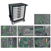 Tool cart 8 boxes with a set of tools 322 items TOPTUL GE-32203