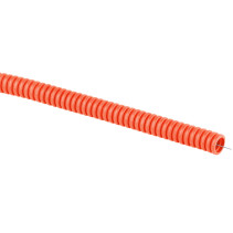 Corrugated HDPE pipe of THE GOFR ERA-16-100- HD-OR light orange D 16mm with 100m probe