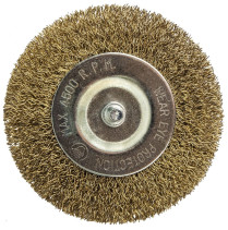 Кордщетка для дрели радиальная мягкая ПРАКТИКА 100 мм, хвост 6 мм (773-408)