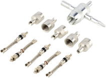 Wheel valve Repair Kit (camera) 11pr. long nipple (metalcap) BERIL