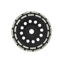 Чашка алмазная сегментная 2х рядная, серия "профи", 180 х 22 мм, Чеглок (20)