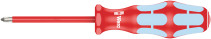 3162 i PH VDE Отвёртка диэлектрическая крестовая из нержавеющей стали, PH 1 x 80 мм
