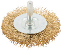 Grommet, type "wheel", with pin, steel latuned wavy wire 63 mm