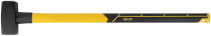 Forged sledgehammer, reinforced fiberglass handle 900 mm, 4 kg