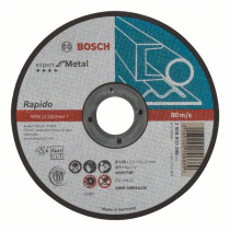 Cutting wheel, straight, Expert for Metal, Rapido AS 60 T BF, 125 mm, 1.0 mm