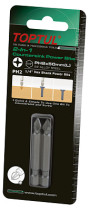 1/4" Screwdriver Bit Set 2 Pieces TOPTUL FWAA0802G