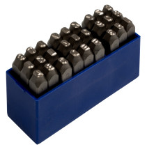 Set of 5 mm impact stamps, Latin letters, 27 pieces, shank HRC 40 KING TONY 11527SQ05