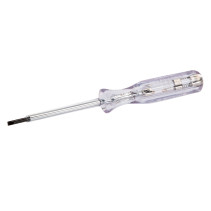 Voltage tester 150-250 V, tip 3.5x0.5x77 mm, with neon indicator