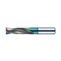 Carbide drill bit for metal D10x40x43x80x10mm TiSiN with flat end