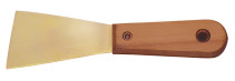 Painting spatula narrow 25 mm AlCu wooden handle intrinsically safe 204C-1002, HORTZ