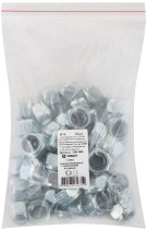 Гайка самоконтрящаяся с нейлоновой вставкой М16 50 шт DIN 985 фасовка