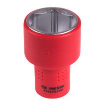 Головка торцевая диэлектрическая шестигранная 1/2", 27 мм KING TONY 4335VE27M
