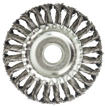Кордщетка для МШУ радиальная витая ПРАКТИКА 125 х 22 мм (1шт.) блистер (773-323)