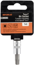 Головка со вставкой TORX T40 (1/4";L=38mm) АвтоDело (39338)