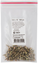 Yellow-massaged universal screws 3 x 12 (packing 100 pcs)