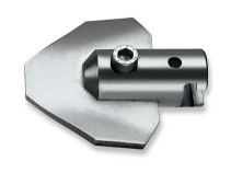 Изогнутый лопаточный скребок с муфтой 22 мм