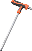 Ключ имбусовый CRV c Т-образной рукоятью, шарообразная головка, 2X75mm // HARDEN