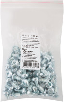 A semi-cylindrical screw. a head with a full thread of pins. DIN 7985 6x10 (packing 100 pcs)