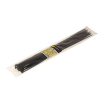 Хомут пластиковый ER-15402 черный 5.0x400мм универсальный (25шт) ЭВРИКА /1/300