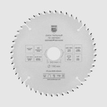 Диск пильный по дереву и ДСП, чистый рез (190x30/25.4/20/16x48z, 2.6/1.8 мм, ATB 12°, атака 14°) BERGER BG1655