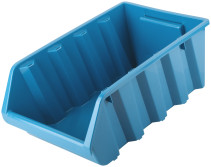 Plastic mounting tray 375x225x160 mm blue