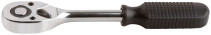 Hand crank (ratchet), 40Cr alloy steel mechanism, plastic handle, 1/2", 24 prongs
