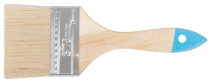 Кисть флейцевая "Эконом", натур. светлая щетина, деревянная ручка 3" (75 мм)