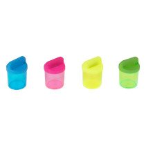 Magnetic STAMP paperclip, without paper clips, neon colors, assorted