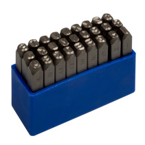 Set of 5 mm impact stamps, Latin letters, 27 pieces KING TONY 11427SQ05