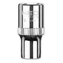 Головка торцевая Superlock 1/4", 6 мм, корот.