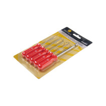 Набор ER-58004 шило (1 шт.)/крючки (изогнутый, 45°, 90°)/магнит телескопический, 5 предметов ЭВРИКА 1/12/72