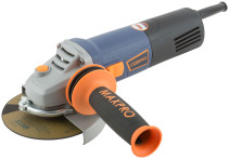 MAX-PRO angle grinder 950 W; 3000-11000 rpm; quick-release casing 125 mm; speed control; anti-vibration handle; additional brushes;