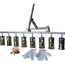 GAS-AIR BURNER GV-8RVT-850 T with trolley