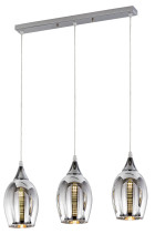 Светильник подвесной (подвес) Rivoli Malady 9123-203 3 х Е27 40 Вт модерн потолочный