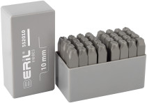 A set of Cyrillic letter stamps 10mm (steel) BERIL