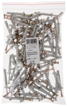 Dowel-nail polypropylene 6 x 40 type With 100 pcs (packing)