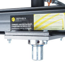 ER-40012 hydraulic floor press 12t with manual drive and pressure gauge (stroke 135mm, working range 90-858mm) EUREKA /1 NEW