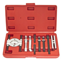 ER-86854 combined bearing puller set (segment type: 10-30mm; two-legged: L-50mm)9p., in EUREKA case /10