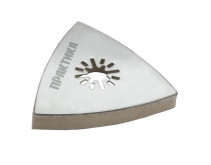 MFI PRACTICE polishing nozzle delta, felt, 80 mm (240-393)