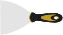 Шпатель, нерж.сталь, прорезиненная ручка 5" (125 мм)