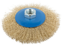 Cornice, type "wheel" with tilt, nut M14, steel wavy latuned wire 115 mm