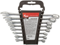 Ключи комбинированные в пластиковом держателе, набор 8 шт. ( 8-19 мм )