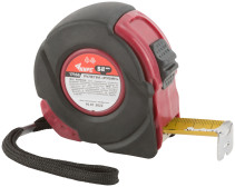 Roulette rubberized case "Ruby" 5 m x 25 mm