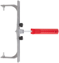 Roller handle 250-450 mm, aluminum Ø 8 mm, sliding